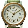 Hermes Unisex SS White Wristwatch For Men