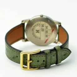 Hermes Unisex SS White Wristwatch For Men -Deals Hermes Store luxury men hermes new watches p35502 005