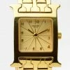 Hermes Heure H Unisex 18K Gold Wristwatch For Men -Deals Hermes Store luxury men hermes new watches p35517 0001