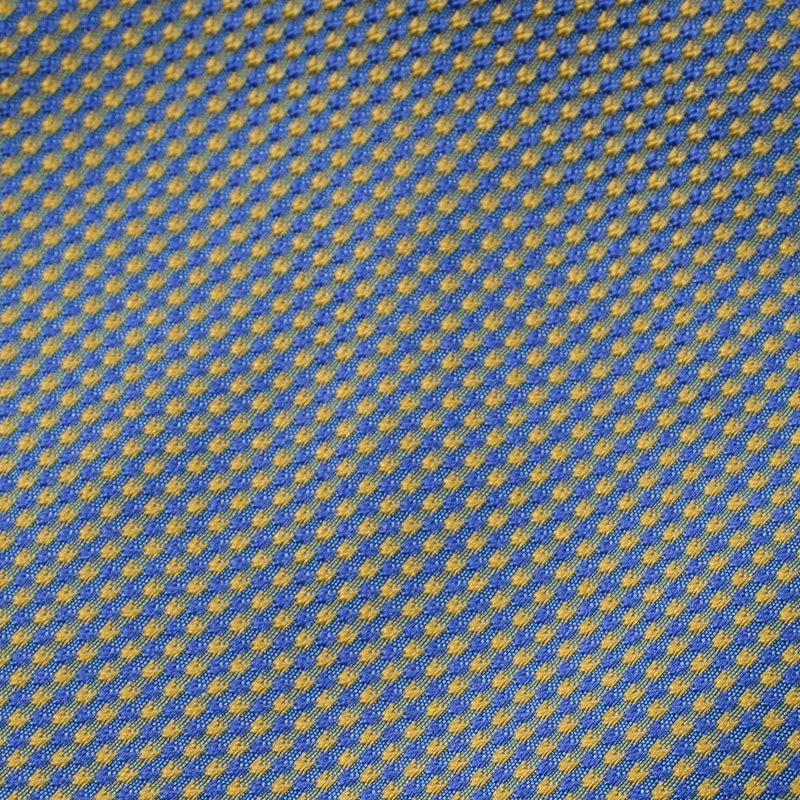 Hermes Blue Dotted Jacquard Silk Tie For Men 4 Hermes Blue Dotted Jacquard Silk Tie For Men - Image 2