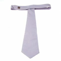 Hermes Pink And Purple H Pattern Jacquard Silk Tie For Men -Deals Hermes Store luxury men hermes used accessories p130473 003