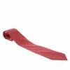 Hermes Red Zig Zag Pattern Silk Tie For Men