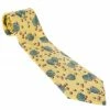 Hermes Yellow Shell And Pearl Print Tie For Men -Deals Hermes Store luxury men hermes used accessories p13263 001