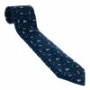 Hermes Blue Dog And Bone Print Silk Tie For Men -Deals Hermes Store luxury men hermes used accessories p13274 001