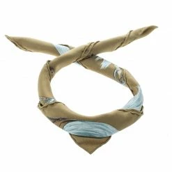 Hermes Green A Propos De Bottes Silk Pocket Square For Men -Deals Hermes Store luxury men hermes used accessories p145811 0003