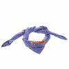 Hermes Blue Les Confessions Printed Silk Pocket Square For Men