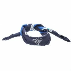 Hermes Blue Brandebourgs Military Printed Silk Pocket Square For Men