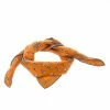 Hermes Orange Equestrian Fence Printed Silk Pocket Square For Men -Deals Hermes Store luxury men hermes used accessories p145881 0001