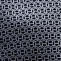 Hermes Navy Blue And White Maille H Silk Jacquard Tie For Men 7 Hermes Navy Blue And White Maille H Silk Jacquard Tie For Men -Deals Hermes Store luxury men hermes used accessories p145896 0002