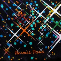 Hermes Multicolor Magic Kelly Printed Silk Pocket Square For Men -Deals Hermes Store luxury men hermes used accessories p145947 006