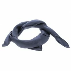 Hermes Blue Grand H Pattern Silk Jacquard Pocket Square For Men