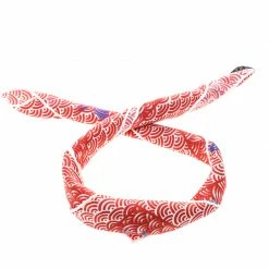 Hermes Red Bateau Fleuri Printed Silk Pocket Square For Men -Deals Hermes Store luxury men hermes used accessories p145971 0003