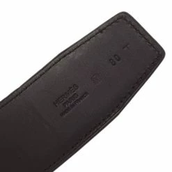 Hermes Black Leather H Buckle Belt 80CM For Men -Deals Hermes Store luxury men hermes used accessories p1486 004