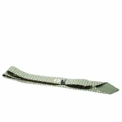 Hermes Pistacchio Green Printed Silk Traditional Tie For Men -Deals Hermes Store luxury men hermes used accessories p180830 003
