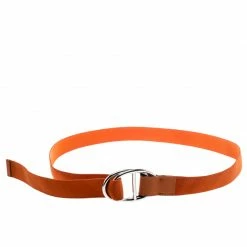 Hermes Orange Nylon Belt Size 112 CM For Men