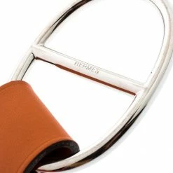 Hermes Orange Nylon Belt Size 112 CM For Men -Deals Hermes Store luxury men hermes used accessories p183648 002