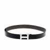 Hermes Black Leather H Buckle Reversible Belt 95CM For Men 1 Hermes Black Leather H Buckle Reversible Belt 95CM For Men -Deals Hermes Store luxury men hermes used accessories p213062 007