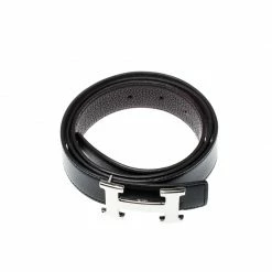 Hermes Black Leather H Buckle Reversible Belt 95CM For Men -Deals Hermes Store luxury men hermes used accessories p213062 008
