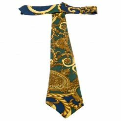Hermes Multicolor Baroque Print Silk Tie For Men 8 Hermes Multicolor Baroque Print Silk Tie For Men -Deals Hermes Store luxury men hermes used accessories p216067 001