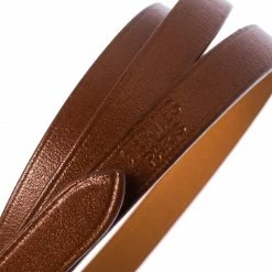 Hermes Hermès Hapi Brown Leather Palladium Plated Wrap Bracelet For Men 15 Hermes Hermès Hapi Brown Leather Palladium Plated Wrap Bracelet For Men -Deals Hermes Store luxury men hermes used accessories p231486 005