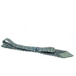 Hermes Hermès Light Green Japanese Maple Tree Print Silk Classic Tie For Men -Deals Hermes Store luxury men hermes used accessories p235774 002