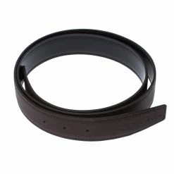 Hermes Etain/Black Togo Leather Belt Strap 105CM For Men -Deals Hermes Store luxury men hermes used accessories p236244 005