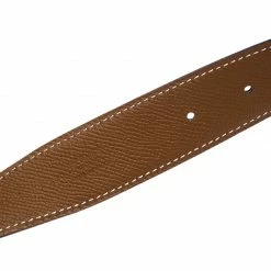 Hermes Black/Tan Togo Leather Reversible Belt Strap 95CM For Men -Deals Hermes Store luxury men hermes used accessories p243272 006