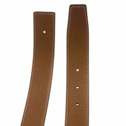 Hermes Black/Tan Togo Leather Reversible Belt Strap 95CM For Men -Deals Hermes Store luxury men hermes used accessories p243272 007