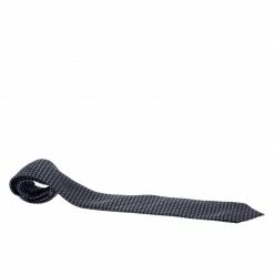 Hermes Bicolor Faconee H Silk Jacquard Classic Tie For Men