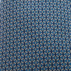 Hermes Blue Geometric Print Classic Silk Tie For Men -Deals Hermes Store luxury men hermes used accessories p256211 004