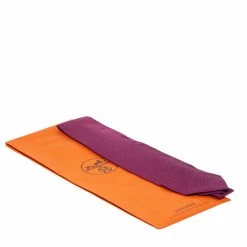 Hermes Pink Printed Traditional Silk Tie For Men -Deals Hermes Store luxury men hermes used accessories p278423 005