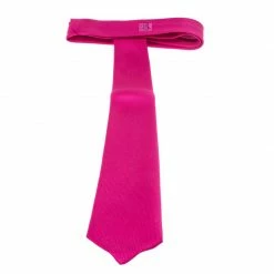 Hermes Hermès Fuchsia Pink Nattée De Soie Tie For Men -Deals Hermes Store luxury men hermes used accessories p278430 1584163195 007