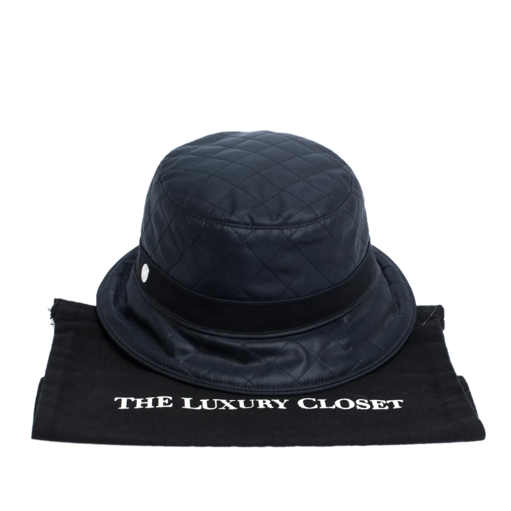 Hermes Navy Blue Quilted Bucket Hat For Men 9 Hermes Navy Blue Quilted Bucket Hat For Men - Image 7