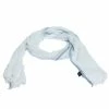 Hermes Pale Blue Herringbone Cotton Scarf For Men -Deals Hermes Store luxury men hermes used accessories p279920 001