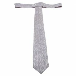 Hermes Pink & Blue Cactus Print Silk Tie For Men 10 Hermes Pink & Blue Cactus Print Silk Tie For Men -Deals Hermes Store luxury men hermes used accessories p301147 005