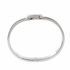 Hermes Clic HH Noir Matte Enamel Palladium Plated Bracelet For Men -Deals Hermes Store luxury men hermes used accessories p316941 1598330041 005