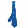 Hermes Blue Printed Silk Narrow Tie For Men -Deals Hermes Store luxury men hermes used accessories p395268 001