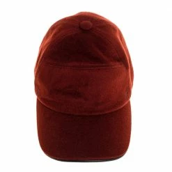 Hermes Hermés Rustic Brown Cashmere Baseball Cap Size 57 For Men -Deals Hermes Store luxury men hermes used accessories p425975 005