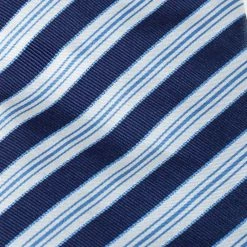 Hermes Navy Blue Striped Silk Tie For Men -Deals Hermes Store luxury men hermes used accessories p447051 004