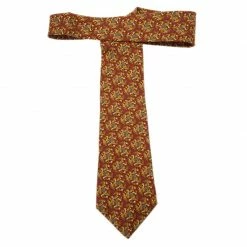 Hermes Red Silk Equestrian Print Tie For Men -Deals Hermes Store luxury men hermes used accessories p44810 003