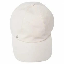 Hermes Cream Logo Detail Cotton Serena Cap Size 57 For Men -Deals Hermes Store luxury men hermes used accessories p457200 006
