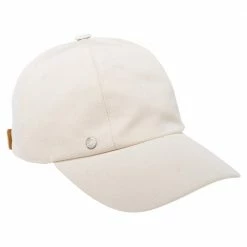 Hermes Cream Logo Detail Cotton Serena Cap Size 57 For Men