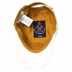 Hermes Cream Logo Detail Cotton Serena Cap Size 57 For Men -Deals Hermes Store luxury men hermes used accessories p457200 009