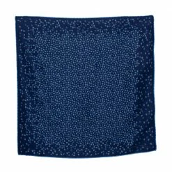 Hermes Hermès Blue Chaîne D'Ancre Silk Pocket Square For Men