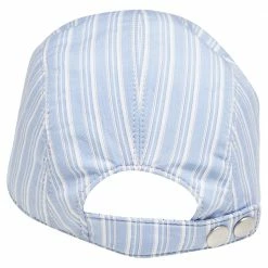 Hermes Blue Striped Cotton Baseball Cap (59) For Men -Deals Hermes Store luxury men hermes used accessories p504197 006