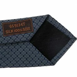 Hermes Blue Diamond Patterned Silk Jacquard Tie For Men 9 Hermes Blue Diamond Patterned Silk Jacquard Tie For Men -Deals Hermes Store luxury men hermes used accessories p507790 002