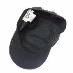Hermes Navy Blue Embroidered H Cotton Cap (57) For Men -Deals Hermes Store luxury men hermes used accessories p512060 008
