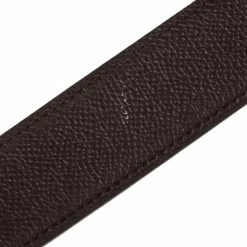 Hermes Brown/Black Leather Gris Moyen Reversible Belt 95CM For Men -Deals Hermes Store luxury men hermes used accessories p512267 004