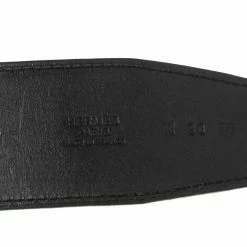 Hermes Black/White Epsom And Box Leather Palladium Hardware Constance Reversible Belt 90CM For Men 15 Hermes Black/White Epsom And Box Leather Palladium Hardware Constance Reversible Belt 90CM For Men -Deals Hermes Store luxury men hermes used accessories p564812 005