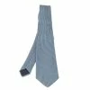 Hermes Blue Striped Silk Jacquard Tie For Men -Deals Hermes Store luxury men hermes used accessories p577667 001